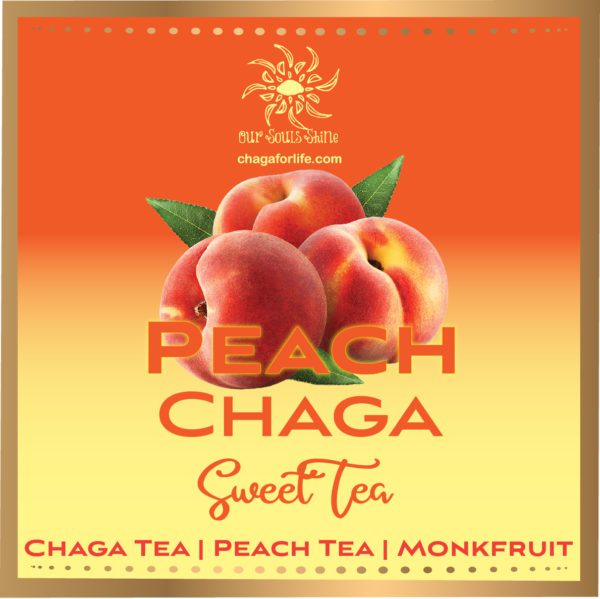 Peach Chaga Tea by the Quart - Image 2